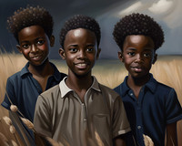 Handsome African boys